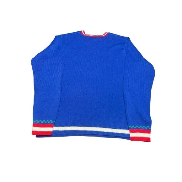 Jolly sweaters ugly funny Christmas blue sweater xl holidays - Picture 4 of 5
